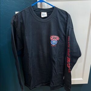 Port & company long sleeve black T-shirt